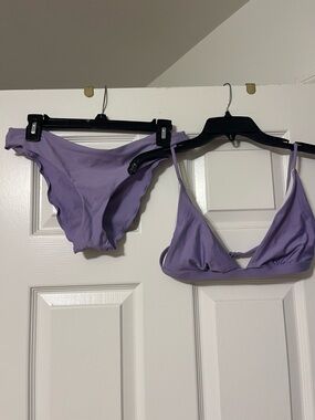 VENUS Lavender Purple Triangle Bikini Set